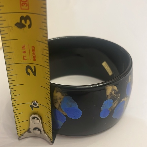 Vintage 90’s lacquered bangle bracelet made in Hong Kong - Picture 4 of 5